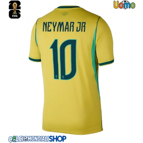 Maglie da calcio Brasile Neymar Jr #10 Prima Maglia Mondiali 2026  Manica Corta